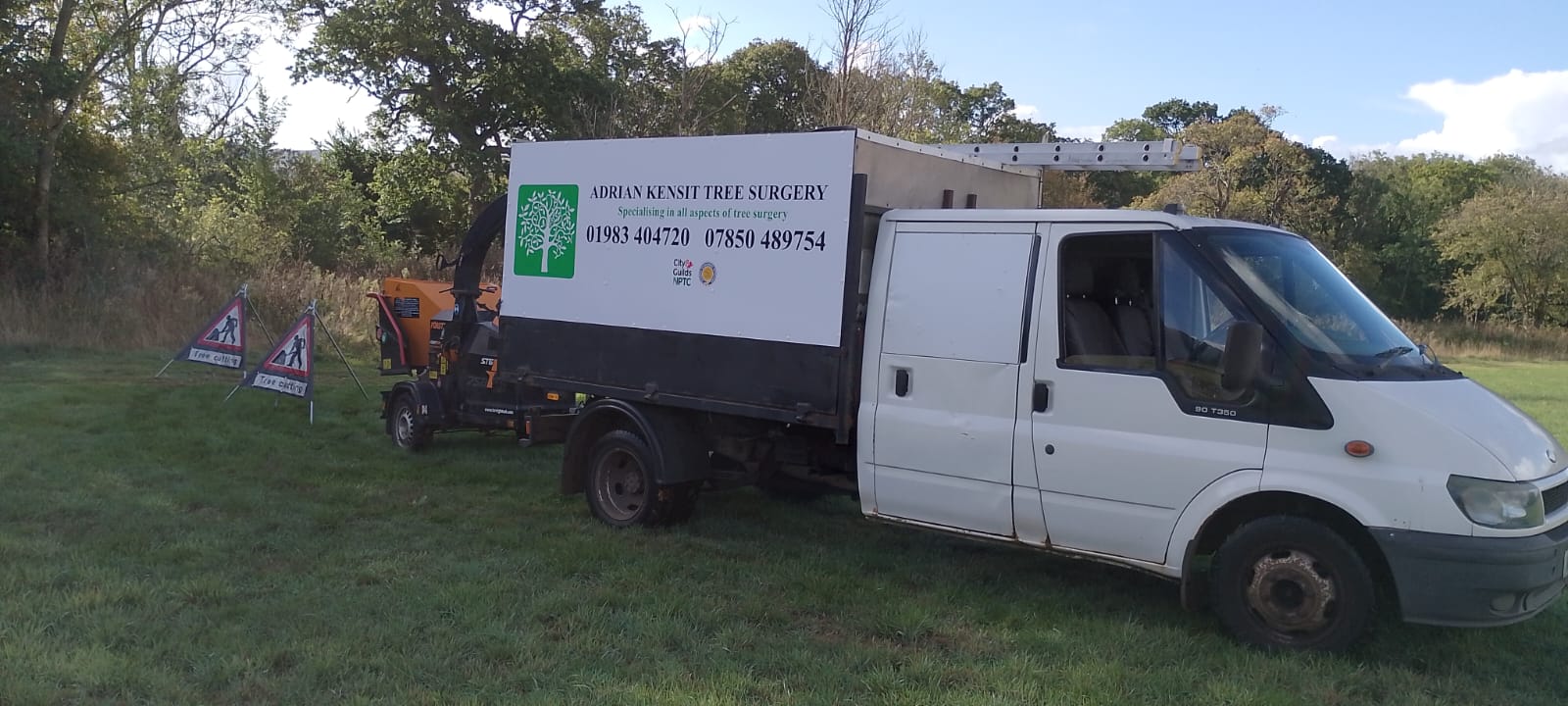 Adrian Kensit tree surgeon isle of wight